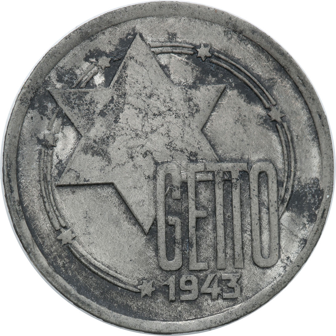 Getto Łódź. 10 Marek 1943, magnez - RZADKA